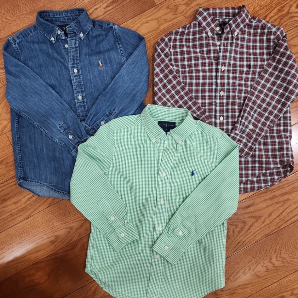 2 Polo Ralph Lauran Shirts